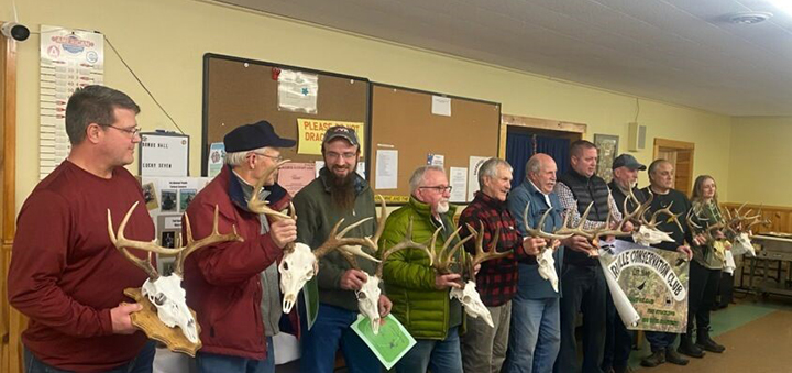 Earlville Conservation Club recognizes winners of the Big Buck Contest